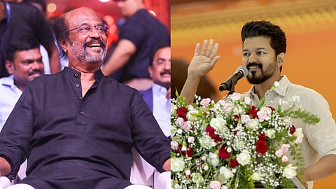 'എന്റെ കണ്മുന്നില് വളര്ന്ന പയ്യനാണ്, അത് എന്നെ വേദനിപ്പിച്ചു': വിജയ് എതിരാളി അല്ലെന്ന് രജനീകാന്ത്