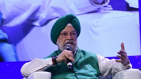 തിങ്ക് എഡു കോൺക്ലേവിൽ ഹർദീപ് സിങ് പുരി സംസാരിക്കുന്നു