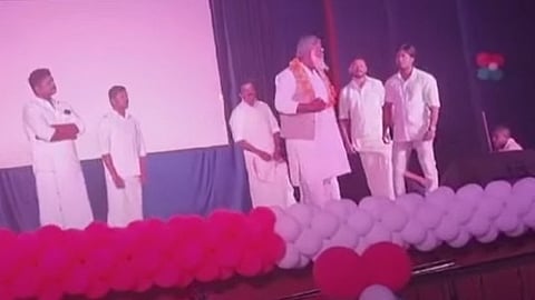 ഹൈക്കോടതി ജീവനക്കാര് അവതരിപ്പിച്ച നാടകത്തില് നിന്ന്