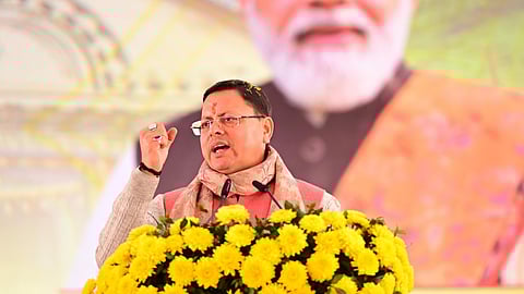 ഉത്തരാഖണ്ഡ് മുഖ്യമന്ത്രി പുഷ്കർ സിംഗ് ധാമി