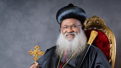 മലങ്കര ഓര്ത്തോഡോക്സ് സുറിയാനി സഭയുടെ പരമാധ്യക്ഷന് ബസേലിയോസ് മാര്ത്തോമ്മ മാത്യൂസ് തൃദീയന് കാതോലിക ബാവ