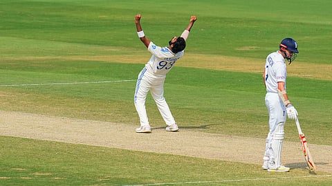 ബുംറയുടെ ആഹ്ളാദം