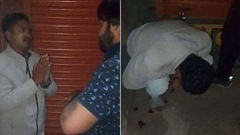 രാജുവിനെ മര്ദിക്കുന്ന ദൃശ്യങ്ങള്