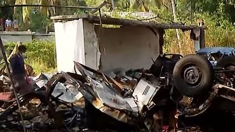 സ്ഫോടന ദൃശ്യം