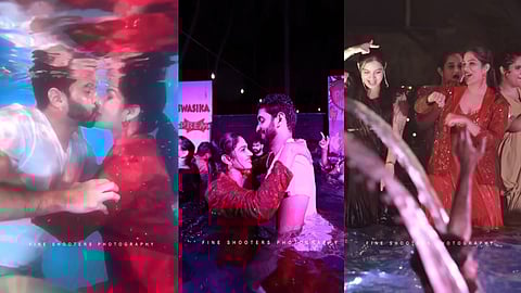 പൂൾ പാർട്ടി വിഡിയോയില് നിന്ന്