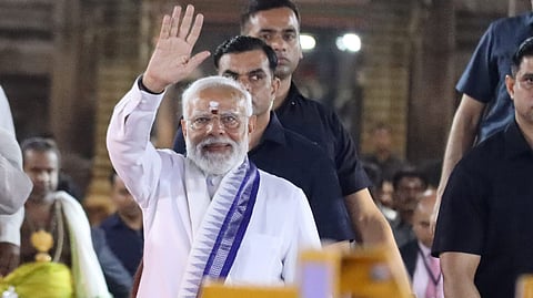 പ്രധാനമന്ത്രി നരേന്ദ്രമോദി മധുരയില്