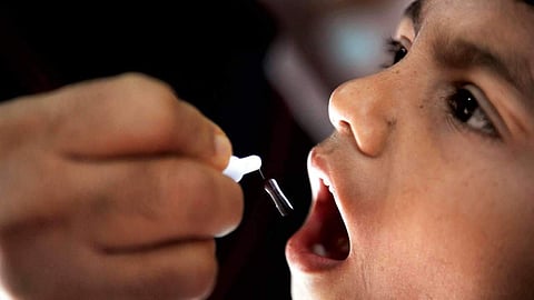 pulse polio distribution for childrens on oct 12
