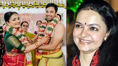 ദേവികയുടെ വിവാഹച്ചടങ്ങില് നിന്ന്, രാധിക തിലക്