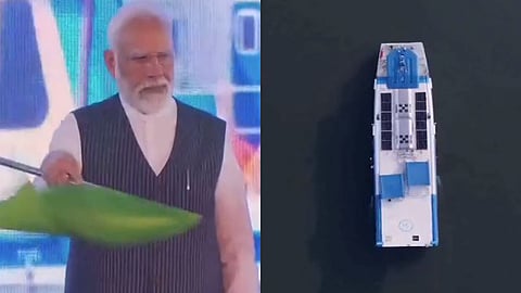 ഇന്ത്യയിലെ ആദ്യ ഹൈഡ്രജന് ഫെറി പ്രധാനമന്ത്രി രാജ്യത്തിന് സമര്പ്പിച്ചു