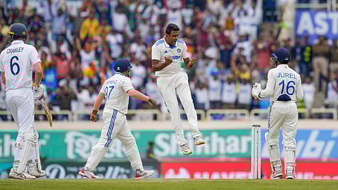 അശ്വിന്റെ ആഘോഷം