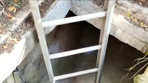 അസ്ഥികൂടം കണ്ടെത്തിയ വാട്ടർടാങ്ക്