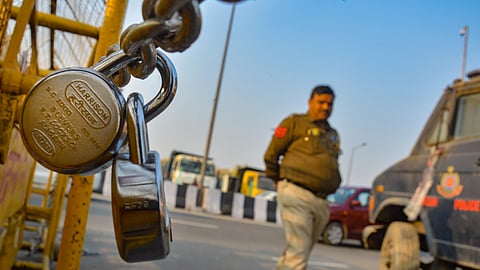 കർഷക സമരം നേരിടാൻ പൊലീസ്