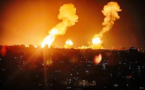 അമേരിക്കന് സിറിയയില് നടത്തിയ ബോംബാക്രമണം