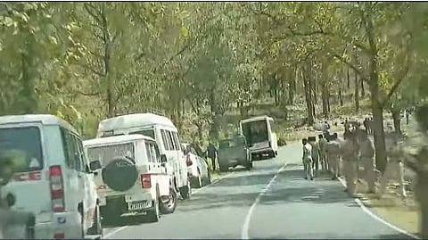 ആനയെ പിടികൂടാനെത്തിയ വനംവകുപ്പ്സംഘം