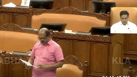 ധനമന്ത്രി കെ എൻ ബാലഗോപാൽ നിയമസഭയിൽ