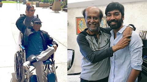 ഐശ്വര്യയും രജനീകാന്തും, രജനീകാന്തും ധനുഷും