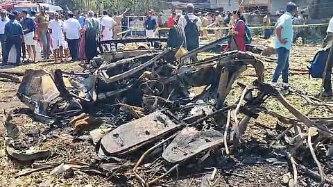 സ്ഫോടന ദൃശ്യം