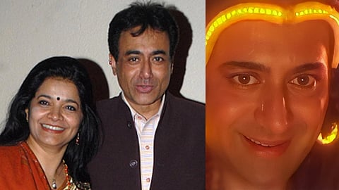 നിതീഷ് ഭരദ്വാജും മുന് ഭാര്യ സ്മിത ഭരദ്വാജും, ഞാന് ഗാനഗന്ധര്വനില് നിന്ന്