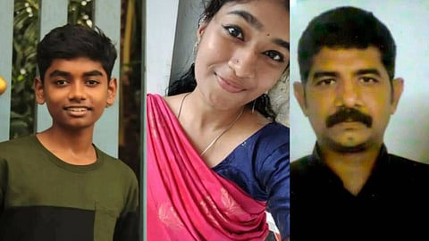 മരിച്ച ഗൗതം, നിരഞ്ജന, സുനില്