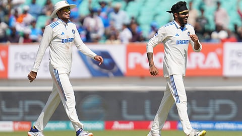 വിക്കറ്റ് നേട്ടത്തില് ആഹ്ളാദിക്കുന്ന ജഡേജ