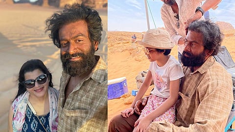 പൃഥ്വിരാജ് സുപ്രിയയ്ക്കും മകള്ക്കുമൊപ്പം