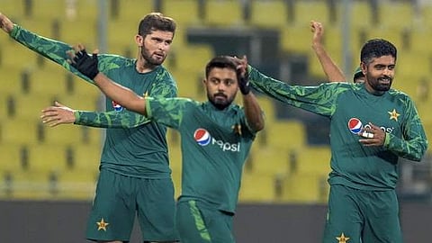 പാക് ടീം പരിശീലനത്തിൽ/