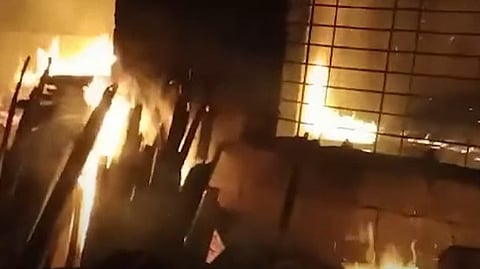 മരപ്പണി ശാലയിൽ തീപിടിത്തം