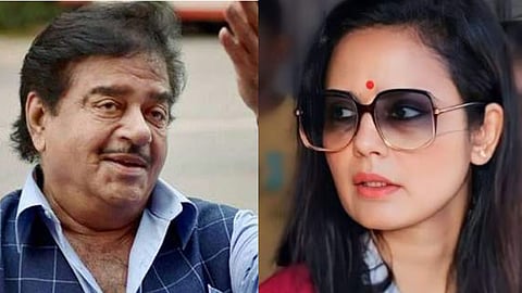 ശത്രുഘ്നന് സിന്ഹ, മഹുവ മൊയ്ത്ര