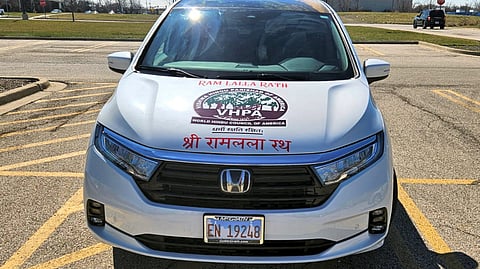 അമേരിക്കയിൽ രാമക്ഷേത്ര രഥയാത്ര