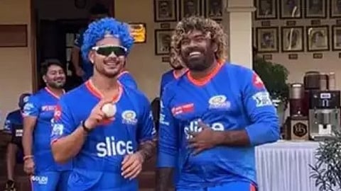 ചുരുളന് മുടിവെച്ച് മലിംഗയായി ഇഷാന് കിഷന്