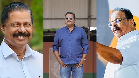 എം വി ഗോവിന്ദൻ, സുരേഷ് ഗോപി, കെ സുധാകരൻ