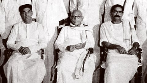 ആര്. ശങ്കര്, പട്ടം താണുപിള്ള, പി.ടി. ചാക്കോ എന്നിവര്