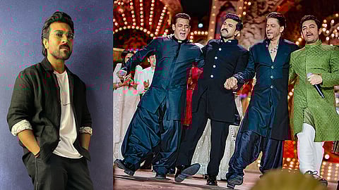 രാം ചരണ്, ഷാരുഖ് ഖാനും സല്മാനും ആമിറിനുമൊപ്പം ഡാന്സ് ചെയ്യുന്ന രാം ചരണ്