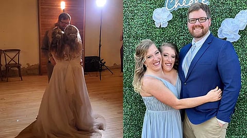 അബി ആന്റ് ബ്രിട്ടാനി സയാമീസ് ഇരട്ടകളില് ഒരാള് വിവാഹിതയായി