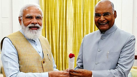 രാംനാഥ് കോവിന്ദ്, നരേന്ദ്ര മോദി