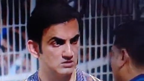 Gambhir, heated argument