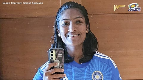 Sajana Sajeevan made her debut