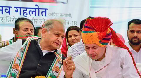 ashok gehlot, vaibhav gehlot
