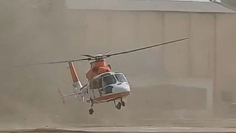 Amit Shah's 'Narrow Escape' In Chopper