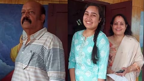 subhash-gopi-brother-of-suresh-gopi picture went viral on polling day