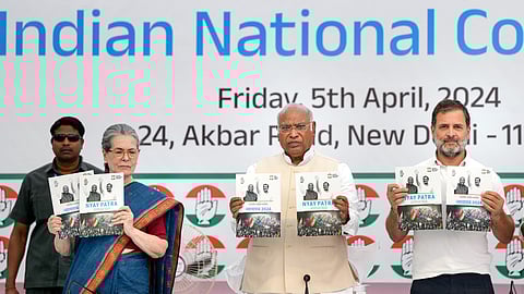 Congress party on Friday released the manifesto