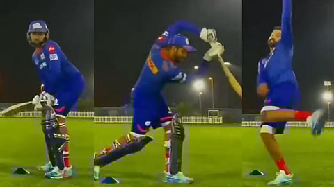 Rohit Sharma imitates Sachin