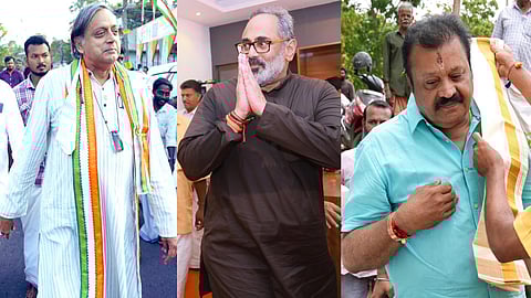 tharoor, rajeev, suresh gopi