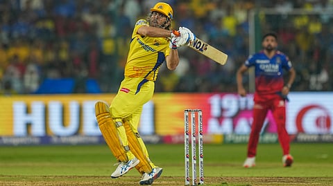 Dhoni clobbers 110 meters ‘farewell’ six