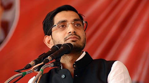 Photos of Shivpal Yadav's Son Aditya With Women In Swimming Pool Surfaces