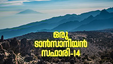 ''കിളികളുടെ കൂകലുകളുണ്ട്. അരുവിയില് ഊളിയിട്ടു കളിക്കുന്ന ഹിപ്പോകളുടെ മുക്രയിടലുകളുണ്ട്. മരക്കൊമ്പുകളിലിരുന്നു കാറ്റ് പാടുന്ന സ്വച്ഛരാഗങ്ങളുണ്ട്''