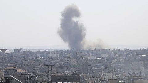 Hamas rocket attack from Gaza to Tel Aviv