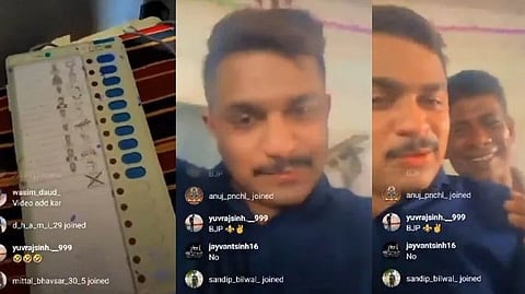 വിജയ്ഭാഭോര് ഇന്സ്റ്റഗ്രാമില് ലൈവ് നല്കുന്നു