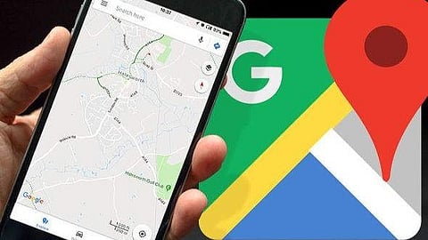 google map driving police warning