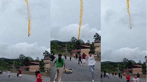 Chinese rocket debris falls over village after launch